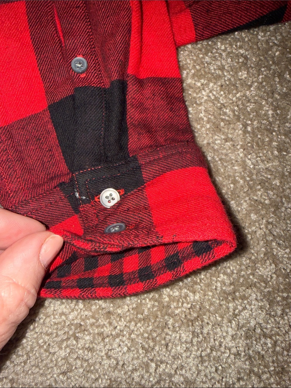 J Crew Classic Fit Boyfriend Flannel Shirt - Size 4 - Picture 4 of 8